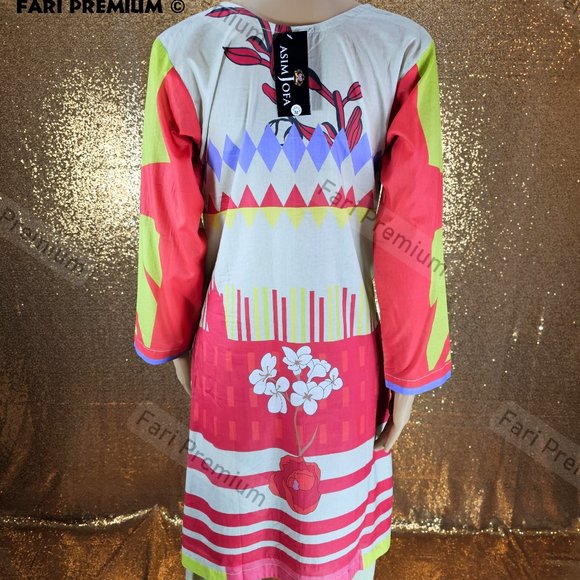 Asim Jofa 3PC Printed Premium Lawn Shalwar Kameez Suit Pakistani/Indian Med 39 - Picture 7 of 11